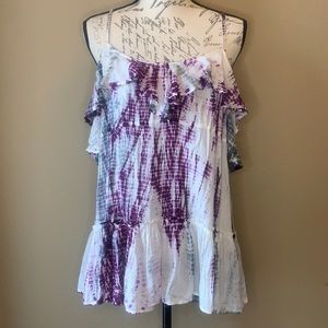 Free People ‘Alligator’ racer back ruffle tank
